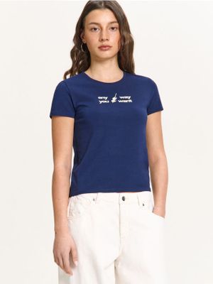 Bluzka damska młodzieżowa ze sklepu: Cropp w kategorii: Bluzki damskie - zdjęcie 4198BBB-532-6969_309HX-59X