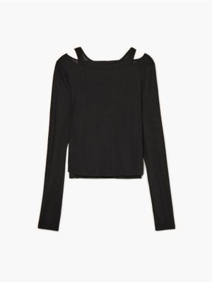 Bluzka damska ze sklepu: Cropp w kategorii: Bluzki damskie - zdjęcie 4198BBB-532-6969_311HX-99X