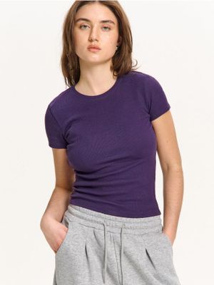 Bluzka damska casualowa ze sklepu: Cropp w kategorii: Bluzki damskie - zdjęcie 4198BBB-532-6969_338HX-49X