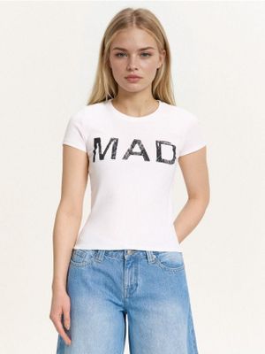 Bluzka damska ze sklepu: Cropp w kategorii: Bluzki damskie - zdjęcie 4198BBB-532-6969_348HX-00X