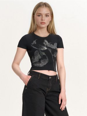 Bluzka damska na wiosnę ze sklepu: Cropp w kategorii: Bluzki damskie - zdjęcie 4198BBB-532-6969_359HX-99X