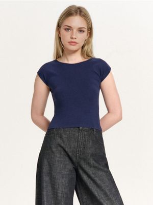Bluzka damska na wiosnę casual ze sklepu: Cropp w kategorii: Bluzki damskie - zdjęcie 4198BBB-532-6969_361HX-59X