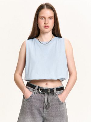 Bluzka damska na lato ze sklepu: Cropp w kategorii: Bluzki damskie - zdjęcie 4198BBB-532-6969_362HX-05X