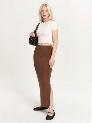 Spódnica elegancka na wiosnę ze sklepu: Cropp w kategorii: Spódnice - zdjęcie 4198BBB-532-6969_375HX-80X