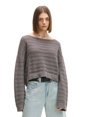 Sweter damski casual ze sklepu: Cropp w kategorii: Swetry damskie - zdjęcie 4198BBB-532-6969_385CU-90X