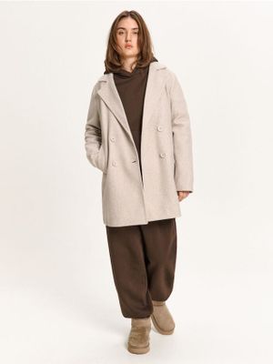 Płaszcz damski ze sklepu: Cropp w kategorii: Płaszcze damskie - zdjęcie 4198BBB-532-6969_414HX-08M