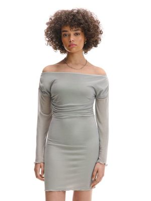 Sukienka z odkrytymi ramionami ze sklepu: Cropp w kategorii: Sukienki - zdjęcie 4198BBB-532-6969_441CT-09X