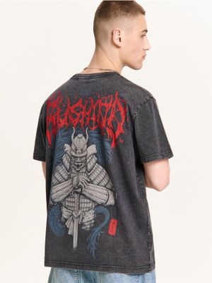 T-shirt męski młodzieżowy ze sklepu: Cropp w kategorii: T-shirty męskie - zdjęcie 4198BBB-532-6969_462HY-99X