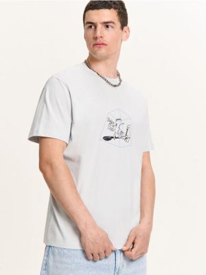 T-shirt męski młodzieżowy wiosenny ze sklepu: Cropp w kategorii: T-shirty męskie - zdjęcie 4198BBB-532-6969_463HY-09X