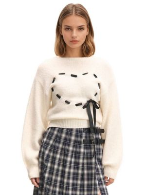 Sweter damski na zimę ze sklepu: Cropp w kategorii: Swetry damskie - zdjęcie 4198BBB-532-6969_474FL-01X