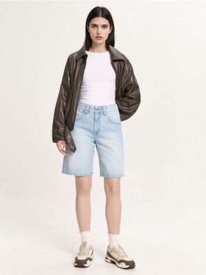 Szorty casualowe w stylu młodzieżowym ze sklepu: Cropp w kategorii: Szorty - zdjęcie 4198BBB-532-6969_477HX-05J