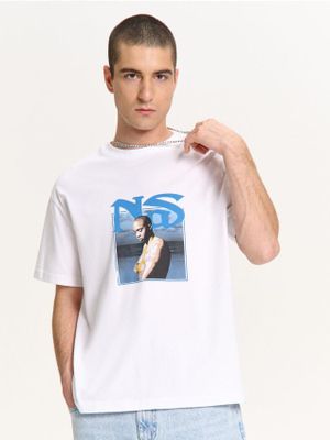 T-shirt męski wiosenny ze sklepu: Cropp w kategorii: T-shirty męskie - zdjęcie 4198BBB-532-6969_485HY-00X