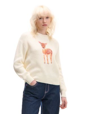 Sweter damski na zimę ze sklepu: Cropp w kategorii: Swetry damskie - zdjęcie 4198BBB-532-6969_486AR-01X