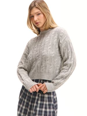 Sweter damski na zimę ze sklepu: Cropp w kategorii: Swetry damskie - zdjęcie 4198BBB-532-6969_489FL-09M