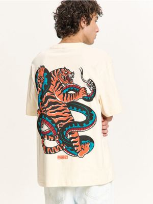 T-shirt męski młodzieżowy wiosenny ze sklepu: Cropp w kategorii: T-shirty męskie - zdjęcie 4198BBB-532-6969_489HY-08X