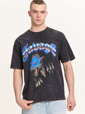 T-shirt męski na wiosnę ze sklepu: Cropp w kategorii: T-shirty męskie - zdjęcie 4198BBB-532-6969_490HY-99X