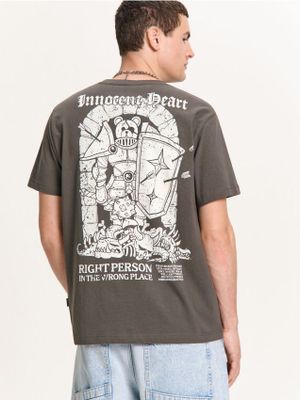 T-shirt męski na wiosnę młodzieżowy ze sklepu: Cropp w kategorii: T-shirty męskie - zdjęcie 4198BBB-532-6969_494HY-90X