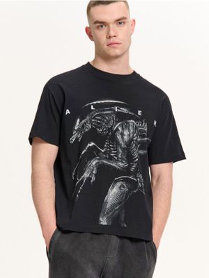 T-shirt męski młodzieżowy ze sklepu: Cropp w kategorii: T-shirty męskie - zdjęcie 4198BBB-532-6969_505HY-99X