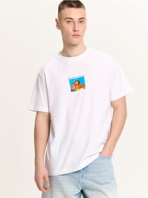 T-shirt męski młodzieżowy ze sklepu: Cropp w kategorii: T-shirty męskie - zdjęcie 4198BBB-532-6969_509HY-00X