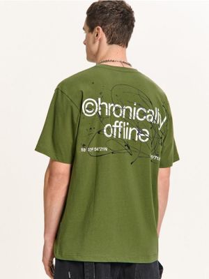 T-shirt męski na wiosnę młodzieżowy ze sklepu: Cropp w kategorii: T-shirty męskie - zdjęcie 4198BBB-532-6969_521HY-87X