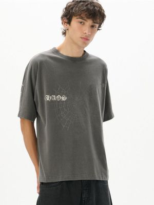 T-shirt męski w stylu młodzieżowym ze sklepu: Cropp w kategorii: T-shirty męskie - zdjęcie 4198BBB-532-6969_522DE-86X