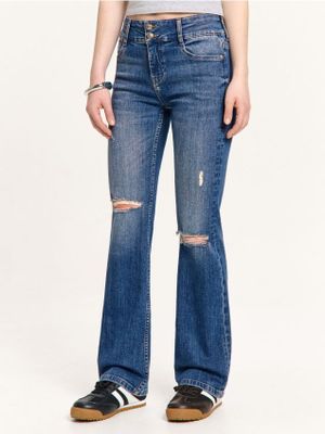 Jeansy damskie na wiosnę ze sklepu: Cropp w kategorii: Jeansy damskie - zdjęcie 4198BBB-532-6969_525HX-59X