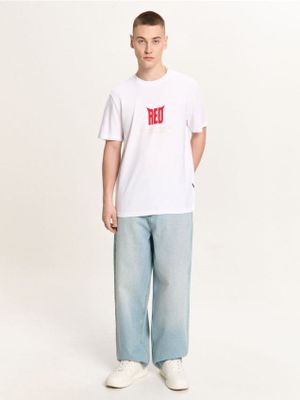 T-shirt męski młodzieżowy ze sklepu: Cropp w kategorii: T-shirty męskie - zdjęcie 4198BBB-532-6969_527HY-00X