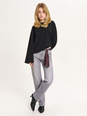 Jeansy damskie casual ze sklepu: Cropp w kategorii: Jeansy damskie - zdjęcie 4198BBB-532-6969_530HX-09J