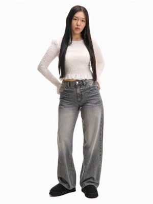 Jeansy damskie casual ze sklepu: Cropp w kategorii: Jeansy damskie - zdjęcie 4198BBB-532-6969_531HX-90M