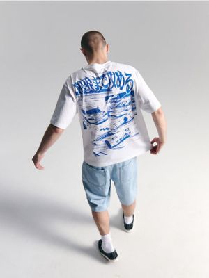 T-shirt męski w stylu młodzieżowym ze sklepu: Cropp w kategorii: T-shirty męskie - zdjęcie 4198BBB-532-6969_532HY-00X