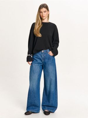 Jeansy damskie casual w miejskim stylu ze sklepu: Cropp w kategorii: Jeansy damskie - zdjęcie 4198BBB-532-6969_538HX-55J
