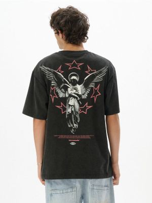 T-shirt męski młodzieżowy ze sklepu: Cropp w kategorii: T-shirty męskie - zdjęcie 4198BBB-532-6969_551DE-99X