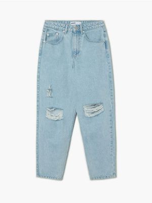 Jeansy damskie w miejskim stylu ze sklepu: Cropp w kategorii: Jeansy damskie - zdjęcie 4198BBB-532-6969_551HX-05J