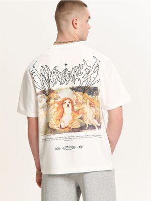 T-shirt męski wiosenny ze sklepu: Cropp w kategorii: T-shirty męskie - zdjęcie 4198BBB-532-6969_553HY-01X