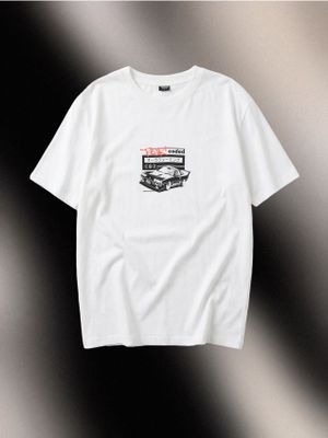 T-shirt męski na wiosnę młodzieżowy ze sklepu: Cropp w kategorii: T-shirty męskie - zdjęcie 4198BBB-532-6969_554FN-00X