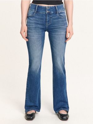 Jeansy damskie w miejskim stylu ze sklepu: Cropp w kategorii: Jeansy damskie - zdjęcie 4198BBB-532-6969_554HX-55J