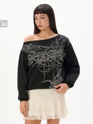 Bluza damska ze sklepu: Cropp w kategorii: Bluzy damskie - zdjęcie 4198BBB-532-6969_555KA-99X