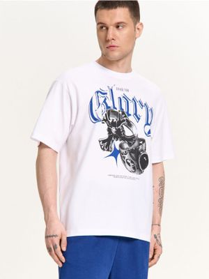 T-shirt męski na wiosnę młodzieżowy ze sklepu: Cropp w kategorii: T-shirty męskie - zdjęcie 4198BBB-532-6969_558HY-00X