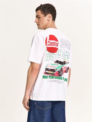 T-shirt męski młodzieżowy ze sklepu: Cropp w kategorii: T-shirty męskie - zdjęcie 4198BBB-532-6969_566HY-00X