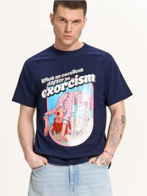 T-shirt męski młodzieżowy na wiosnę ze sklepu: Cropp w kategorii: T-shirty męskie - zdjęcie 4198BBB-532-6969_586FN-59X