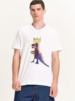 T-shirt męski młodzieżowy ze sklepu: Cropp w kategorii: T-shirty męskie - zdjęcie 4198BBB-532-6969_590HY-00X