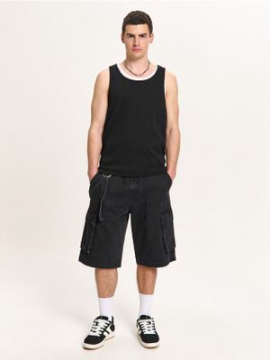Spodenki męskie letnie ze sklepu: Cropp w kategorii: Spodenki męskie - zdjęcie 4198BBB-532-6969_613HX-99J