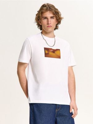T-shirt męski wiosenny ze sklepu: Cropp w kategorii: T-shirty męskie - zdjęcie 4198BBB-532-6969_615HY-00X