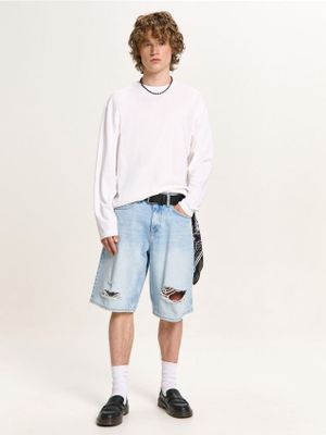 Spodenki męskie casual ze sklepu: Cropp w kategorii: Spodenki męskie - zdjęcie 4198BBB-532-6969_633HX-50J