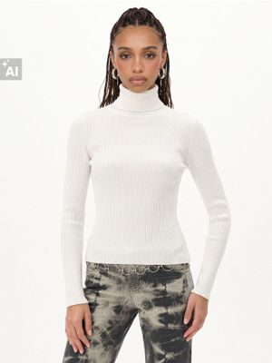 Sweter damski casual ze sklepu: Cropp w kategorii: Swetry damskie - zdjęcie 4198BBB-532-6969_635KA-00X