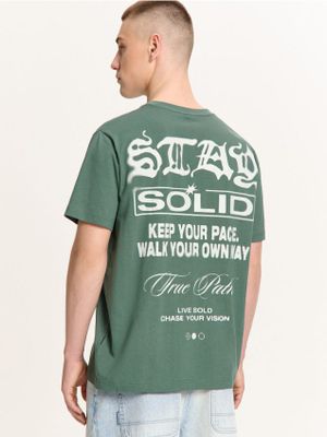 T-shirt męski ze sklepu: Cropp w kategorii: T-shirty męskie - zdjęcie 4198BBB-532-6969_639HY-97X
