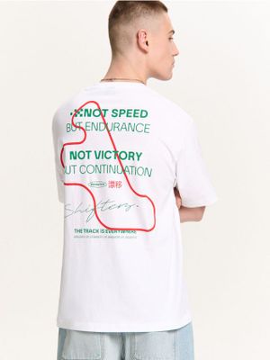 T-shirt męski wiosenny młodzieżowy ze sklepu: Cropp w kategorii: T-shirty męskie - zdjęcie 4198BBB-532-6969_640HY-00X