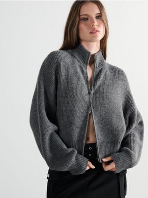 Sweter damski na zimę ze sklepu: Cropp w kategorii: Swetry damskie - zdjęcie 4198BBB-532-6969_649KA-09M