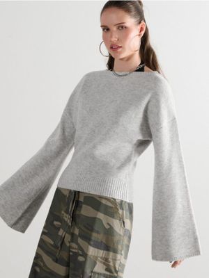 Sweter damski na zimę ze sklepu: Cropp w kategorii: Swetry damskie - zdjęcie 4198BBB-532-6969_653KA-09M