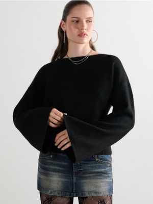Sweter damski casual ze sklepu: Cropp w kategorii: Swetry damskie - zdjęcie 4198BBB-532-6969_653KA-99X